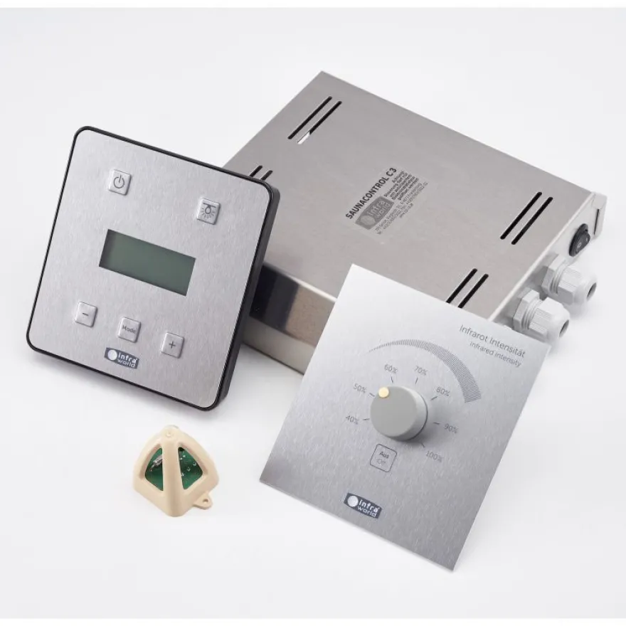 Infraworld Saunasteuerung Saunacontrol C3 für Verdampfer Saunaofen Infrarot