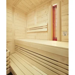 Infraworld Sauna Vitalis Complete 184 Fichte Massivholzsauna Infrarotstrahler 184x11