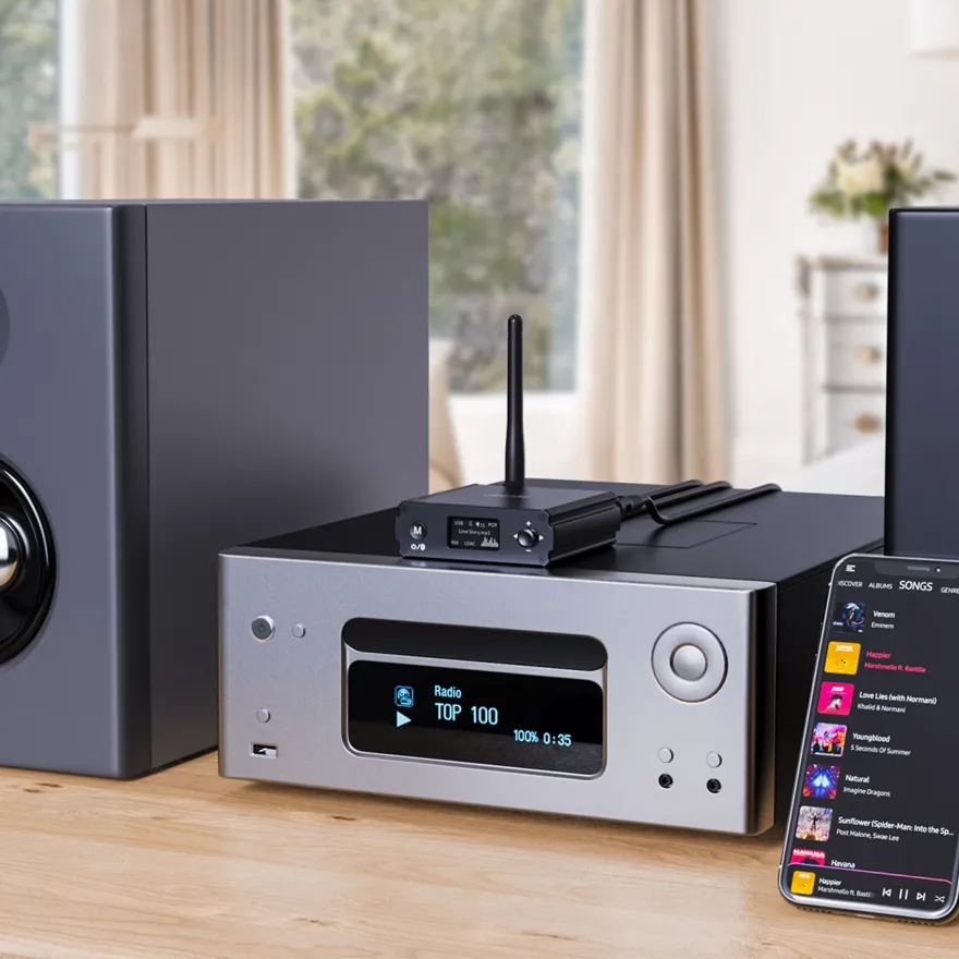 InLine® Bluetooth 5.1 HiFi-Receiver und USB DAC, mit LCD