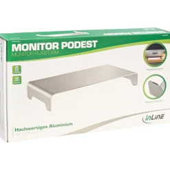 InLine® Monitor Podest Aluminium 63mm, max. 10kg