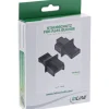InLine® Staubschutz, für RJ45 Buchse, Farbe: schwarz, 100er Pack, schwarz