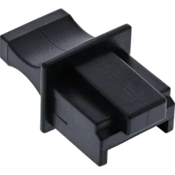InLine® Staubschutz, für RJ45 Buchse, Farbe: schwarz, 100er Pack, schwarz