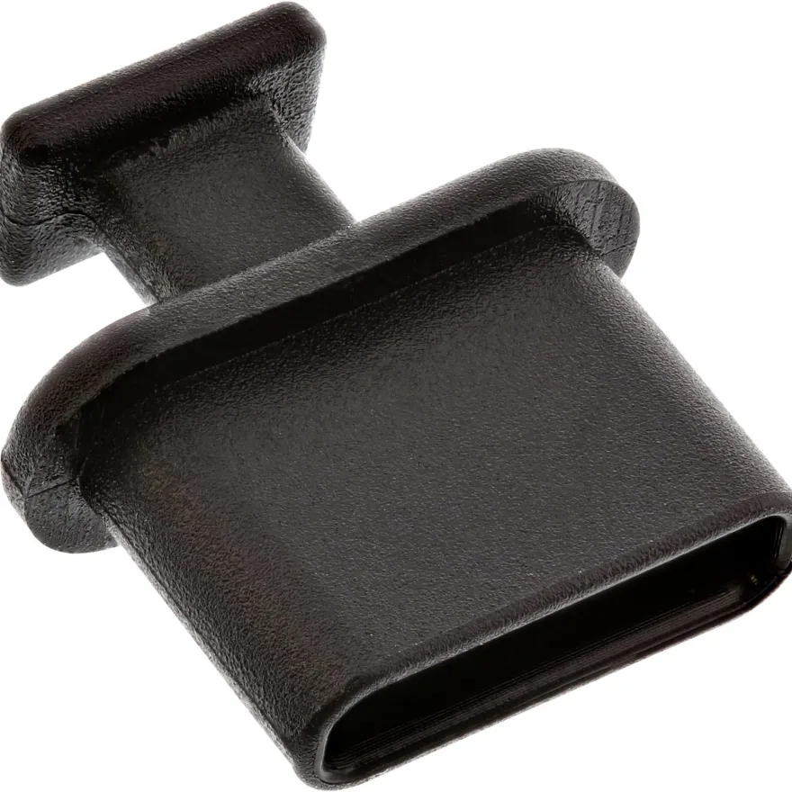 InLine® Staubschutz, für USB Typ-C Buchse, schwarz, 50er Pack, schwarz