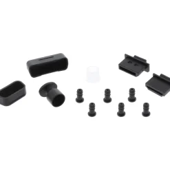 InLine® Staubschutz-Set, für Audio/Video-Schnittstellen, 12-teilig, schwarz