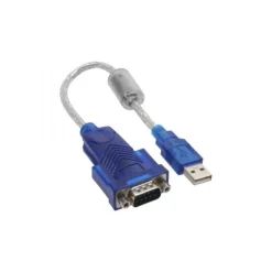 InLine® USB zu Seriell Adapterkabel Premium, Stecker A an 9pol Sub D Stecker, tr