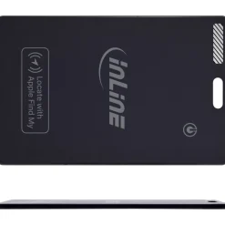 InLine® Wallet Finder, smarte Karte für die Geldbörse, Qi-Aufladung,100mAh, IPX5