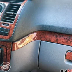 Innenraum Dekor Cockpit für Fiat Ducato 2014-2025 Wurzelholz Optik 26tlg