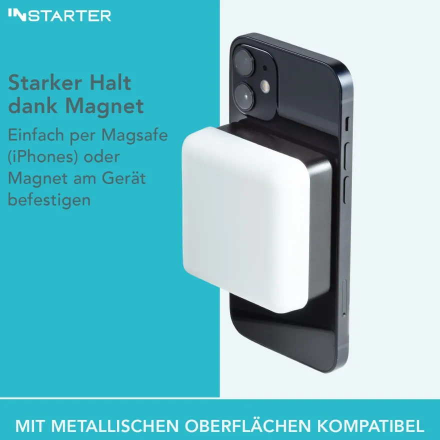 Instarter Mini LED Videoleuchte Studioleuchte magnetisch Magsafe RGB Videolicht