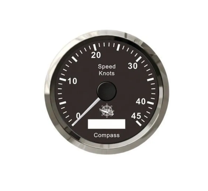 Instrumentensatz schwarz/ chrome GPS Mercruiser Volvo Penta Alpah One Brav