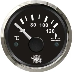 Instrumentensatz schwarz/ chrome GPS Mercruiser Volvo Penta Alpah One Brav
