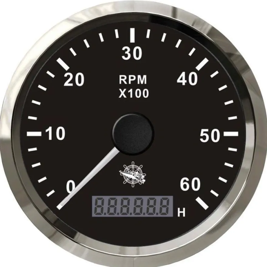 Instrumentensatz schwarz/ chrome GPS Mercruiser Volvo Penta Alpah One Brav