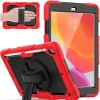 4in1 Tasche für Apple iPad (7th Gen.) 2019 10.2 Zoll Schutzhülle + Gestell Rot