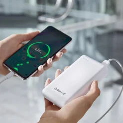 Intenso Powerbank 20000mAh mit USB-C Schnellladen und LED-Anzeige
