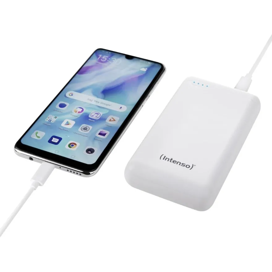 Intenso Powerbank 20000mAh mit USB-C Schnellladen und LED-Anzeige
