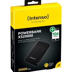 Intenso Powerbank 20000mAh mit USB-C Schnellladen und LED-Anzeige