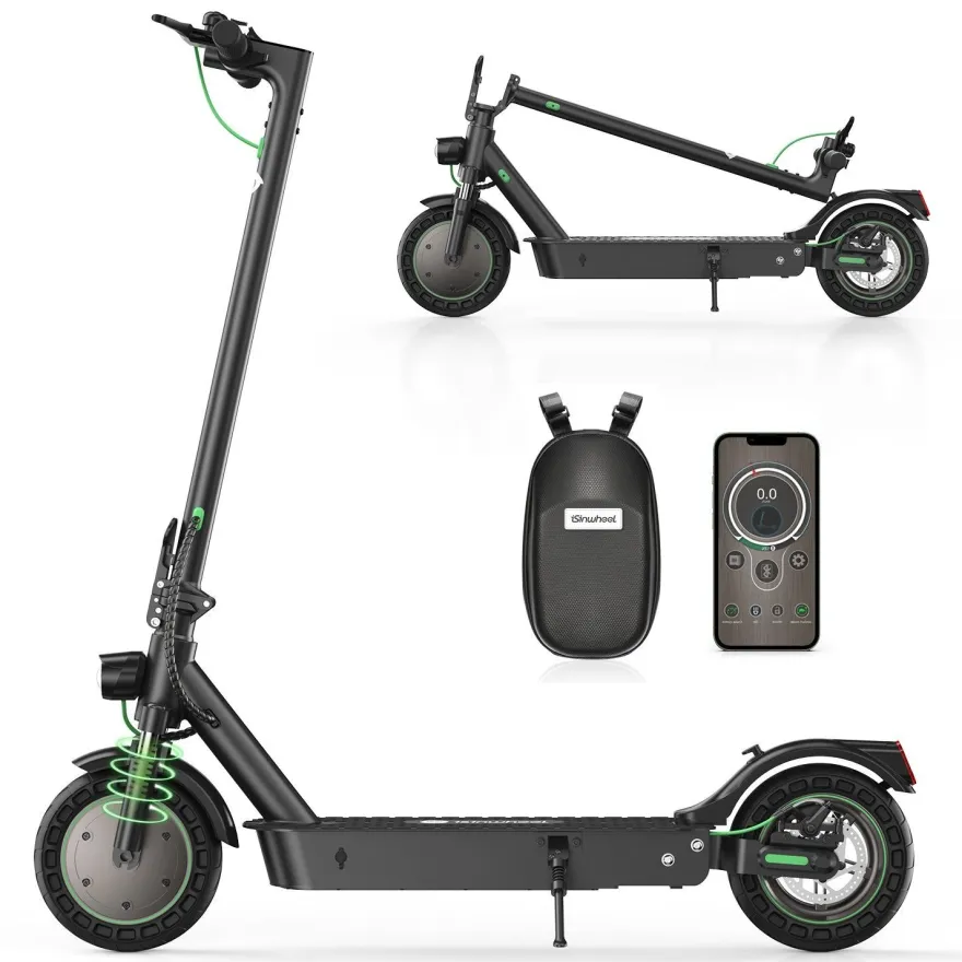 Isinwheel S9 Max Elektroroller 500W, Reichweite 35km, Smart App, LED-Bildschirm