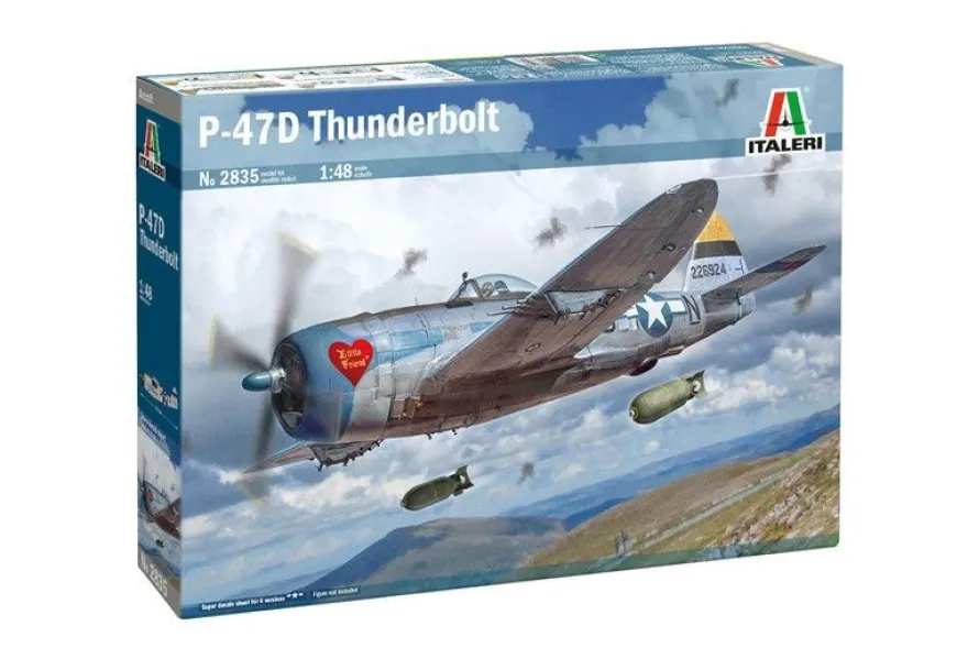 Italeri P-47D Thunderbolt 510002835 Maßstab 1:48 Bausatz 2835 Bausatz