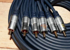 Itec Profi Scart auf 6x Cinch Adapterkabel Audio Video Scart TV AV 5m Umschalter