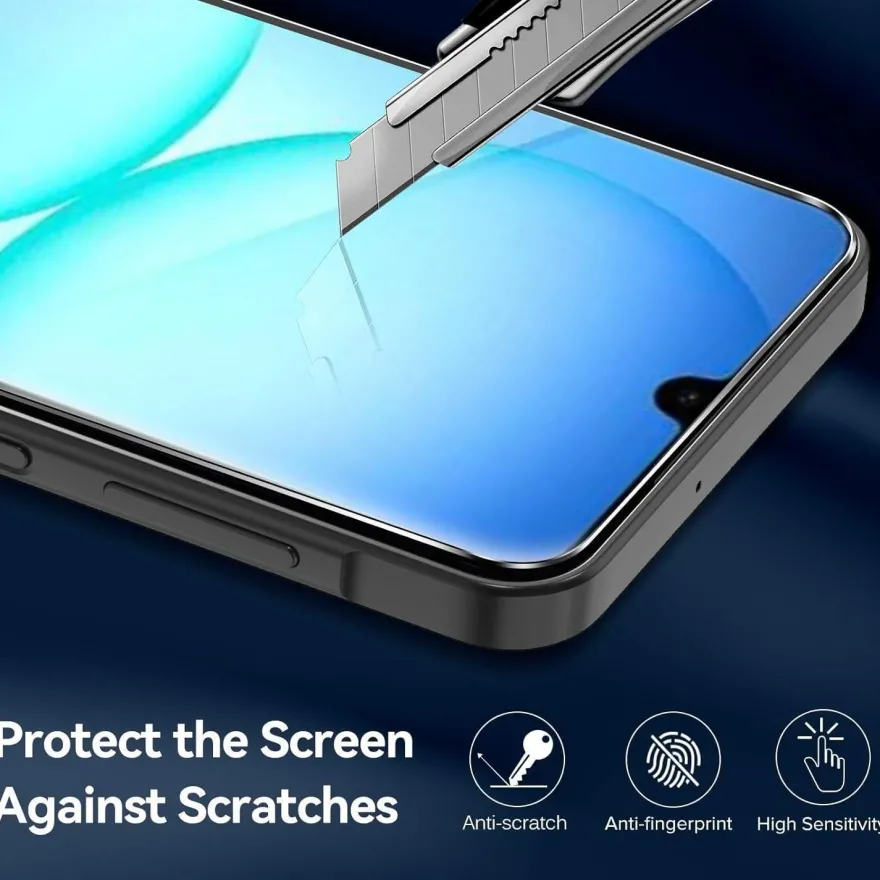 ivoler Hülle für Samsung Galaxy A17 4G/5G mit 2x Panzerglas, Militärstandard