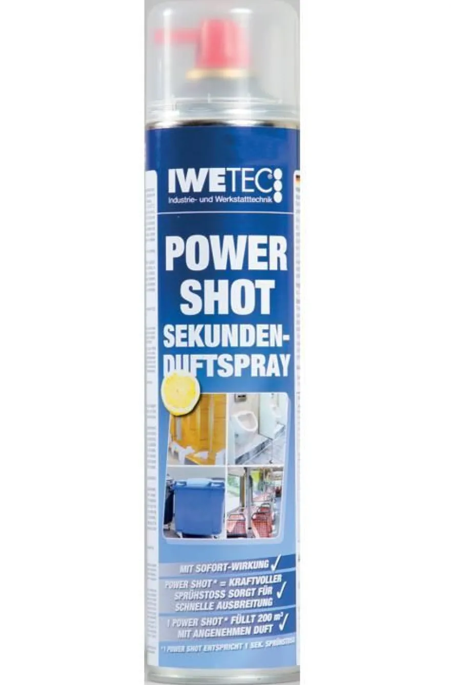 Iwetec Power Shot Lufterfrischer 600 ml 3 versch. Gerüche