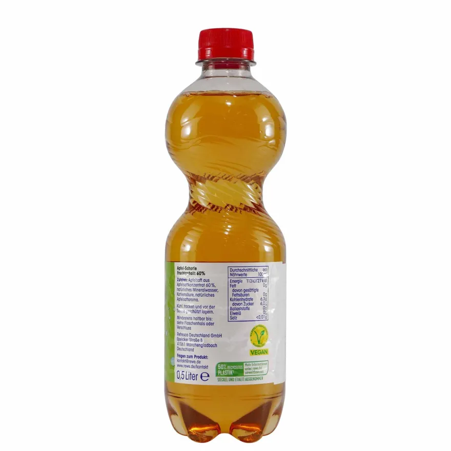 ja! Apfelschorle (6 x 0,5L) EINWEG