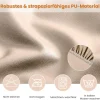 jabeick Stuhlhülsen 4er Set, wasserdicht und elastisch in Lederoptik