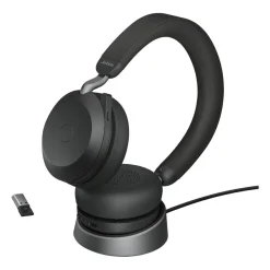 JABRA Evolve2 75 Link 380/390a UC Stereo black Ladestation