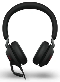 Jabra Evolve2 40 SE Stereo Headset Schwarz - UC-Version, USB-C/A, Busylight -• Headse
