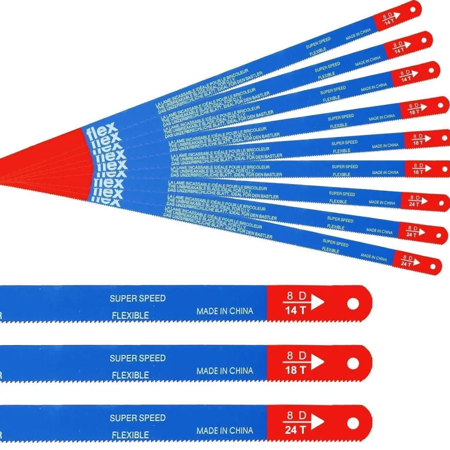 JatilEr 30tlg. Bi-Metall Metallsägeblätter Set 300mm (14, 18, 24 TPI)