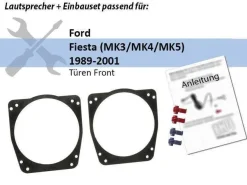 JBL Auto Lautsprecher 13cm Boxen 300 Watt für Ford Fiesta MK3/ MK4/ MK5 1989-2001