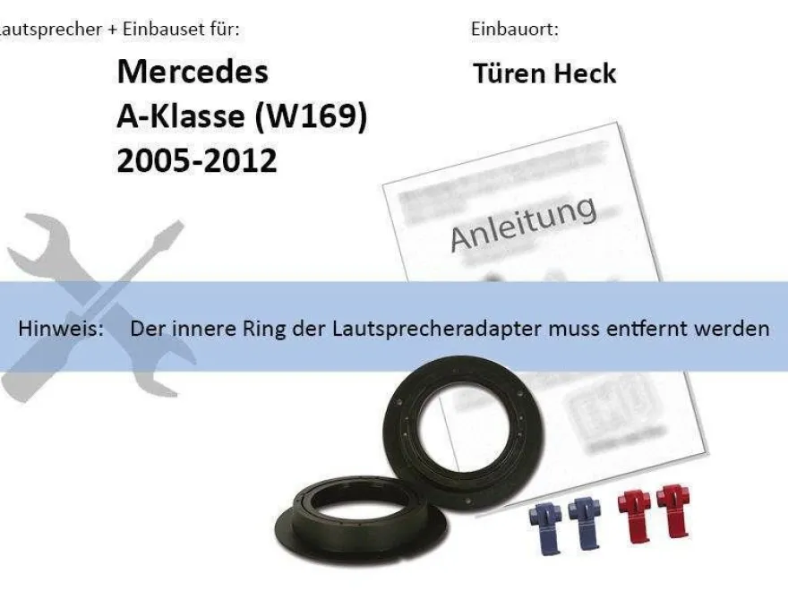 JBL Auto Lautsprecher 13cm Koax Boxen 130mm 300 Watt für Mercedes A-Klasse W169