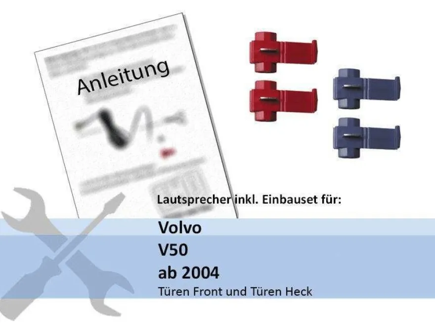 JBL Auto Lautsprecher 13cm Koax Boxen 130mm 300 Watt für Volvo V50 ab 2004
