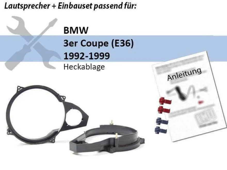 JBL Auto Lautsprecher 13cm Koax Boxen 300 Watt für BMW 3er Coupe E36 1992-1999
