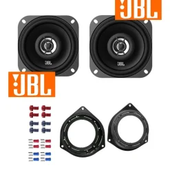 JBL Auto 100mm 10cm 2 Wege Koax 250 Watt passend für Fiat Fiorino III ab 2008