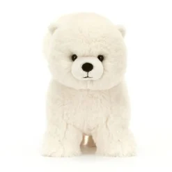 Jellycat Daphne Pomeranian Hunde Plüschtier 25cm Kuscheltier Stofftier Weiß