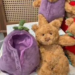 Jellycat Original Bär Aubergine 30cm Kuscheltier Spielzeug Plüschtier Geschenk