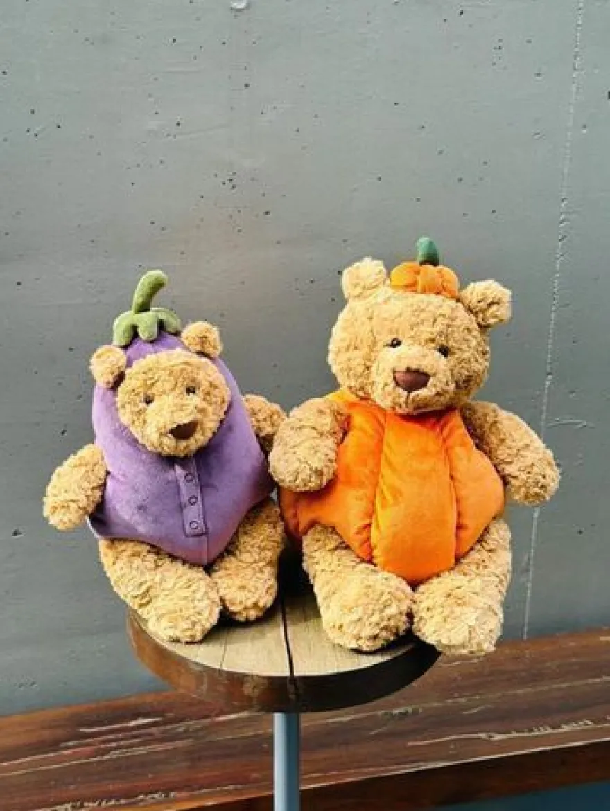 Jellycat Original Bär Aubergine 30cm Kuscheltier Spielzeug Plüschtier Geschenk