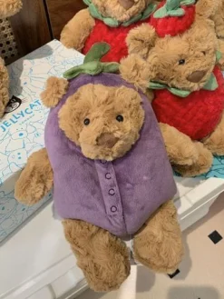 Jellycat Original Bär Aubergine 30cm Kuscheltier Spielzeug Plüschtier Geschenk