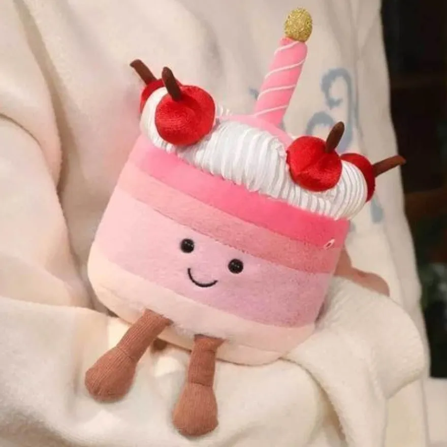 Jellycat Original Kirsche Kuchen Kuscheltier Spielzeug Plüschtier Geschenk