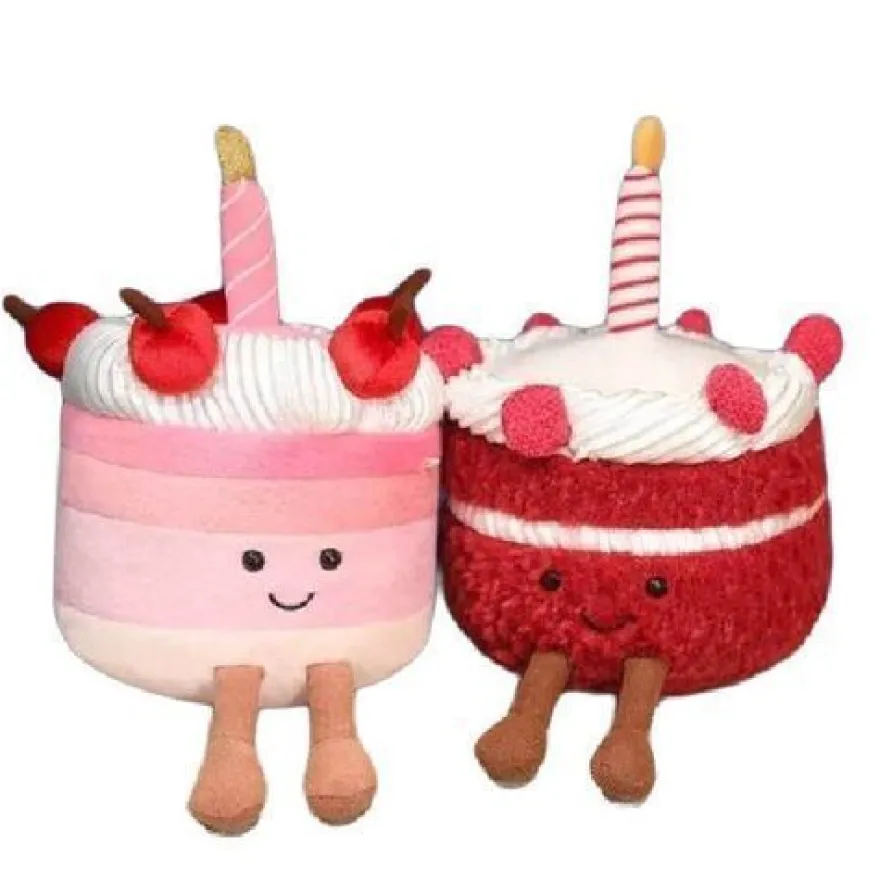Jellycat Original Kirsche Kuchen Kuscheltier Spielzeug Plüschtier Geschenk