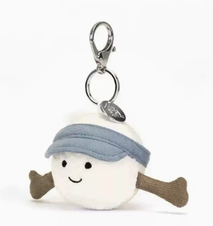 Jellycat Plüsch-Taschenanhänger - Golfball (10 cm)