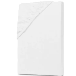Jersey Spannbettlaken aus 100% Baumwolle - 140-160×200 cm, atmungsaktiv & Öko-Tex
