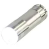 JES Collection 9x LED Mini Aluminium High Power Taschenlampe Lampe Leuchte silber