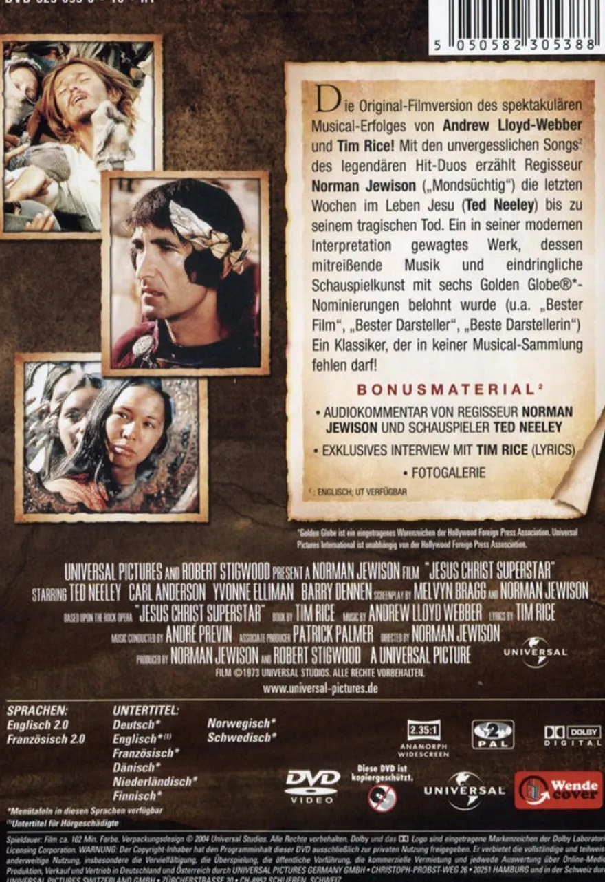 Jesus Christ Superstar (1973) (OmU) - Universal Pictures 82305388 - (DVD Video / Musi