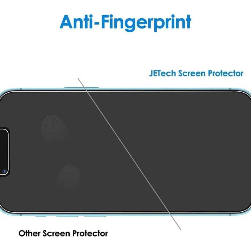 JETech Panzerglas Schutzfolie für iPhone 13 Pro Max 6,7 Zoll 3er Pack