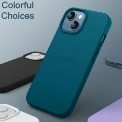 JETech Silikon Hülle für iPhone 13 6,1 Zoll - Ganzkörperschutz, stoßfest