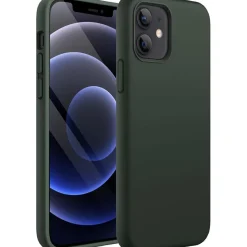 JETech Silikon Hülle für iPhone 12/12 Pro 6,1 Zoll, Ganzkörper Handyhülle mit