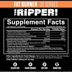 JNX The Ripper! 150g / 30 serv + The Ripper! Pink Mango 150g / 30 serv + Samples