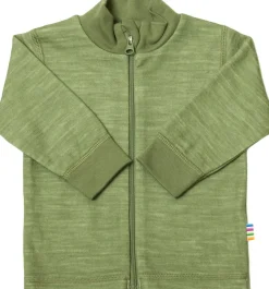 Joha Kinder Cardigan mit Kaputze und Reißverschluss Sage