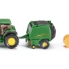 John Deere Traktor mit Ballenpresse, Siku Super Serie, Art.1665